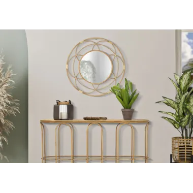 Lustro ścienne Valencia Ø 60x3 cm